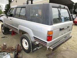 1987 TOYOTA 4RUNNER, 2.4L 5SPEED 4WD, COLOR SILVER, STK Z15906